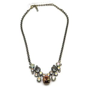 Sorrelli Crystal Necklace with Earthy Tones